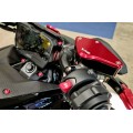 CNC Racing 'Touch Bicolor' Front Brake & Clutch Reservoir Caps for Ducati Diavel V4 CNC Racing 'Touch Bicolor' Front Brake & Clutch Reservoir Caps for Ducati Diavel V4